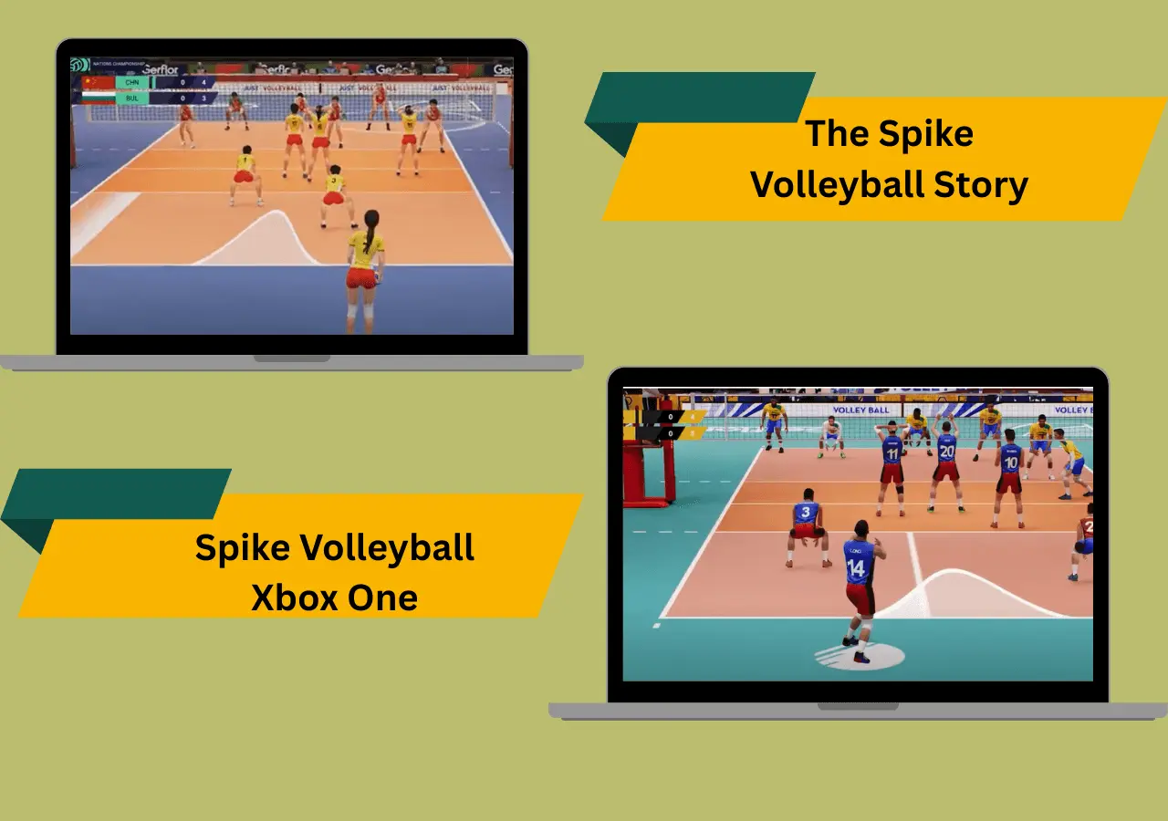 the spike volleyball story VS spike volleyball xbox
